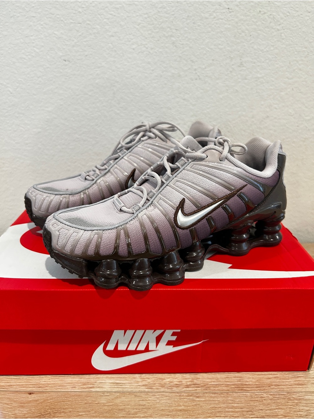 NIB Nike Women's Shox TL Sneakers in Purple, Size 6.5